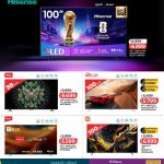 Large screen 4K QLED and LED smart TVs from Hisense TCL Oscar Impex and Mi