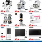LuLu Hypermarket domestic appliances flyer showcasing kitchen stand mixers espresso machines and microwave ovens