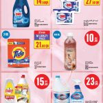 Laundry detergents and household cleaning products featuring Omo liquid detergent Tide washing powder Downy fabric softener Fairy dishwashing liquid and Clorox bleach
