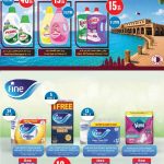 Household cleaning detergents and Fine paper products on offer under a summer savings promotion