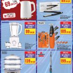 Home and personal care electronics including Black and Decker kettle food steamer Daewoo blender BaByliss hair straightener Wahl trimmer and Bissell vacuum cleaner