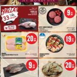 Fresh lamb leg beef angus burgers chicken breast fillets skewers tilapia and medium shrimps on offer at Monoprix