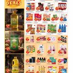 Paris Hypermarket grocery and household items promotion page featuring cooking oils rice and personal care brands