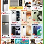 Saudia Hypermarket electronics and home appliances promotion flyer featuring smart televisions air conditioners refrigerators and latest smartphones on offer