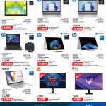LuLu Hypermarket Qatar Tech Deals flyer featuring Apple MacBook Neo, HP Notebooks, HP Omen gaming laptop, Asus Notebook, Mi, and LG gaming monitors with prices in QAR.