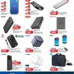 Mobile accessories, portable SSDs, power banks, and chargers offer flyer at LuLu Connect Qatar featuring SanDisk, Ugreen, Belkin, and Lenovo.
