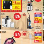 Monoprix Qatar home electronics deals on Anker Eufy smart scale, Black & Decker blender, Bissell vacuum, Braun iron, and Tefal steamer.